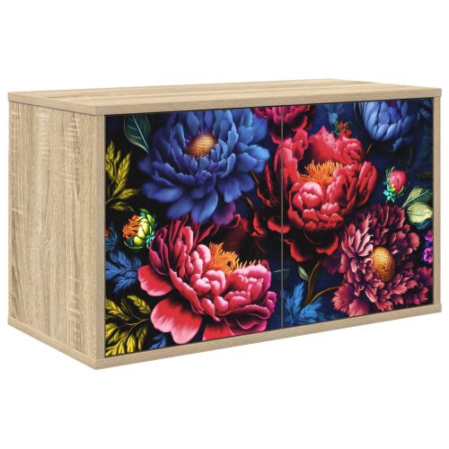 Стенен телевизионен шкаф KIEL 69 x 33 x 40 см Дъб сонома