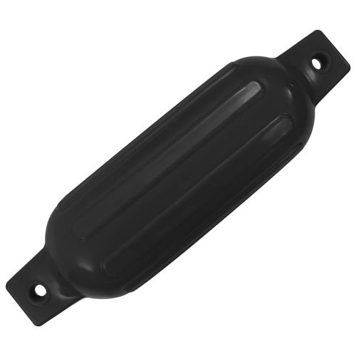 Броня за лодка 4 бр черна Ø 11x40 см PVC