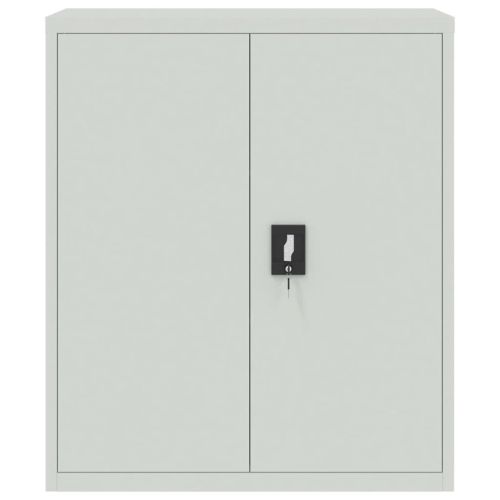 Шкаф за папки сив 90x40x145 см стомана