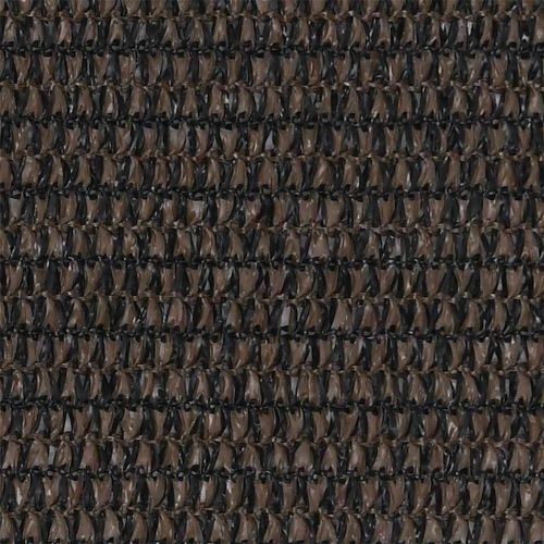 Балконски параван, кафяв, 120x400 см, HDPE