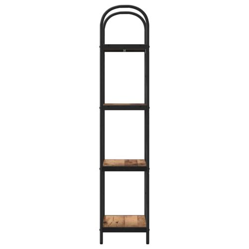 Рафт за книги 4 нива 40 x 30 x 146 см Инженерна дървесина