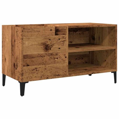 Шкаф за грамофонни плочи, 84,5x38x48 см, инженерно дърво