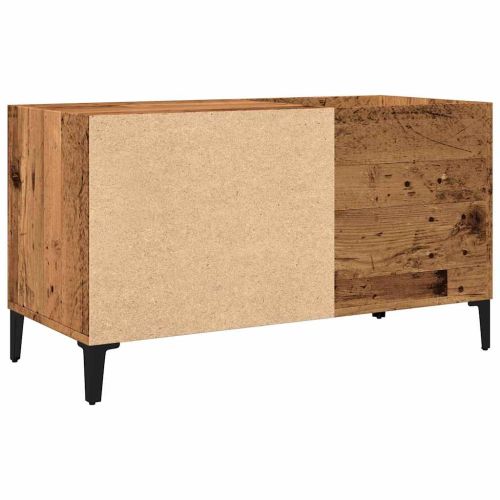 Шкаф за грамофонни плочи, 84,5x38x48 см, инженерно дърво