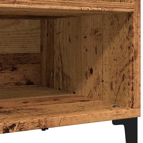 Шкаф за грамофонни плочи, 84,5x38x48 см, инженерно дърво