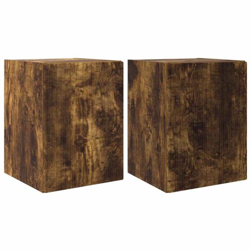 TV стенен шкаф 2 бр. Димян дъб Инженерна дървесина