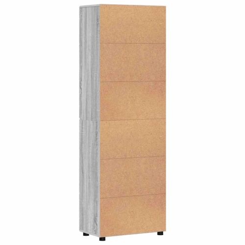 Висок шкаф FLORIN 60 x 35 x 182 см Сив Сонома