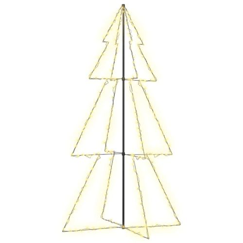 Коледна елха конус, 300 LED, за закрито и открито, 120x220 см