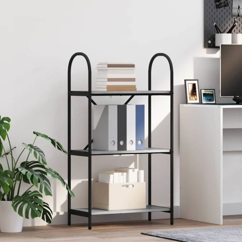 Рафт за книги 3 нива 60 x 30 x 109 см Инженерна дървесина