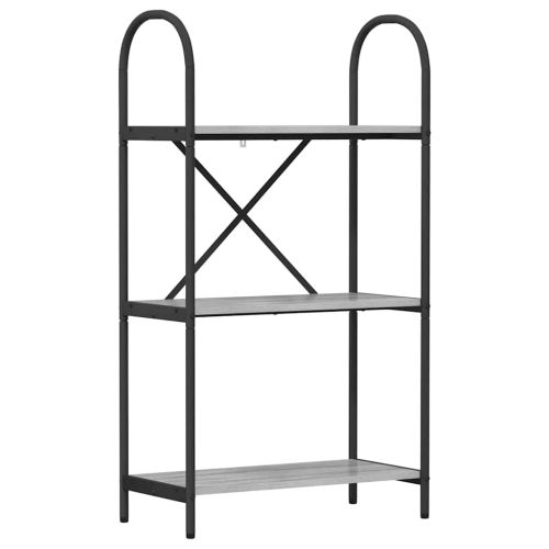 Рафт за книги 3 нива 60 x 30 x 109 см Инженерна дървесина
