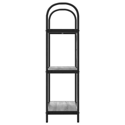 Рафт за книги 3 нива 60 x 30 x 109 см Инженерна дървесина
