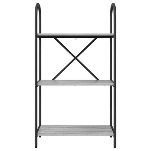 Рафт за книги 3 нива 60 x 30 x 109 см Инженерна дървесина