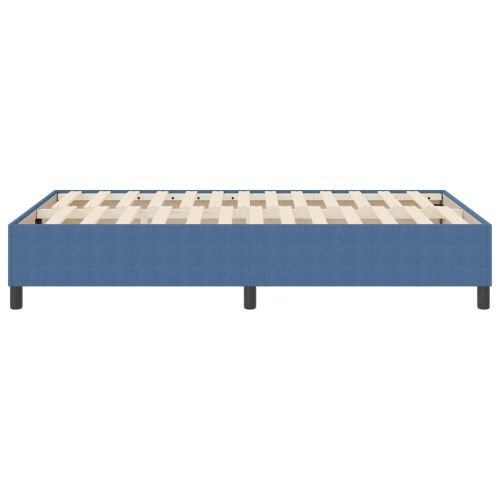 Платформено легло Синьо 120 x 200 cm Кордюрова тъкан