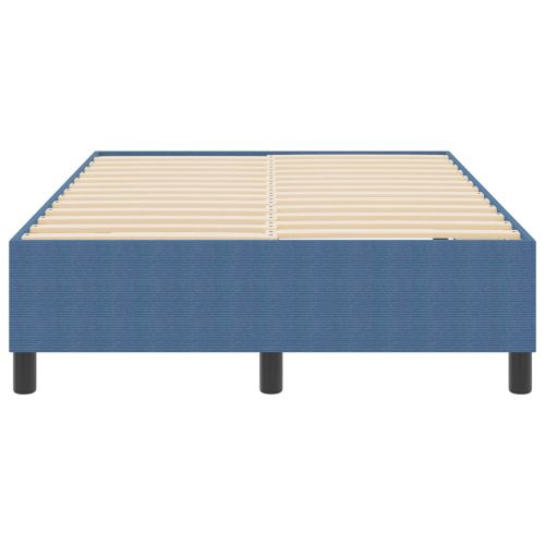 Платформено легло Синьо 120 x 200 cm Кордюрова тъкан