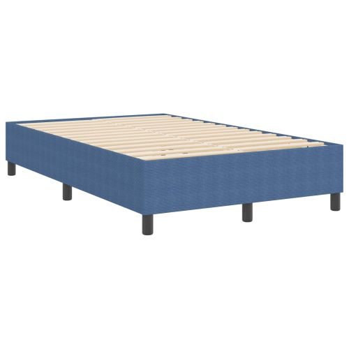 Платформено легло Синьо 120 x 200 cm Кордюрова тъкан