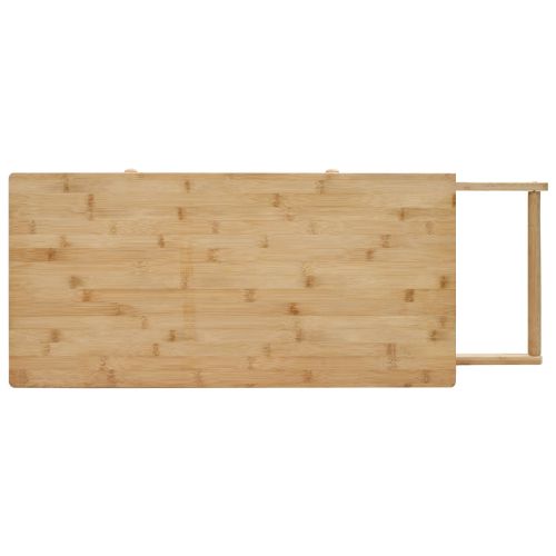 Кухненска количка с колела Естествен 90,5 x 36 x 86,5 см Бамбук