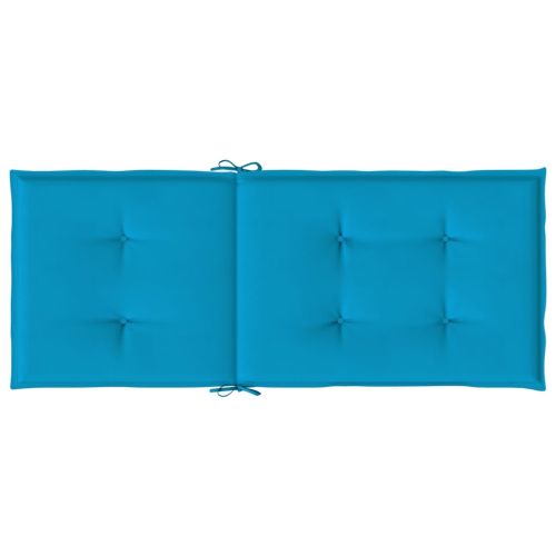 Сгъваеми столове с възглавници, 6 бр., масивно тиково дърво