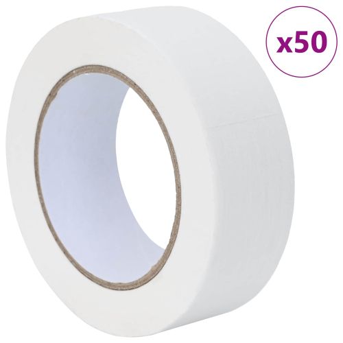 Ленти за маскиране на художници 50 бр. Бяло 38mm x 50m Хартия