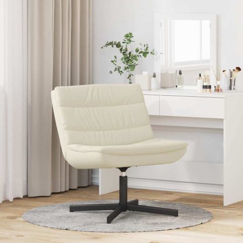 Въртящ се стол Крем 63 x 75 x 76 см Изкуствена