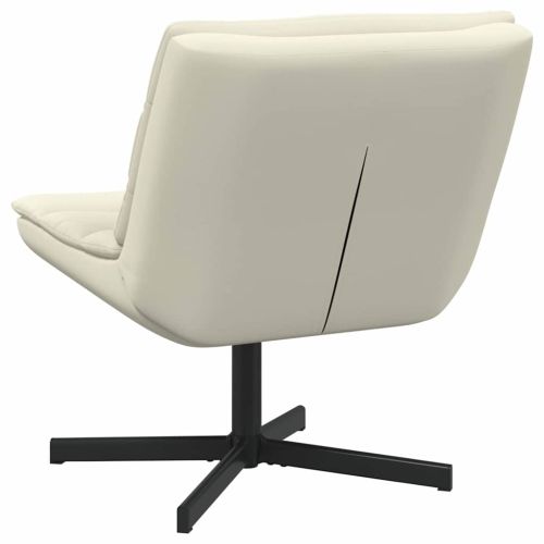 Въртящ се стол Крем 63 x 75 x 76 см Изкуствена