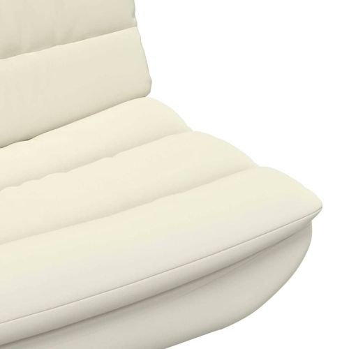 Въртящ се стол Крем 63 x 75 x 76 см Изкуствена