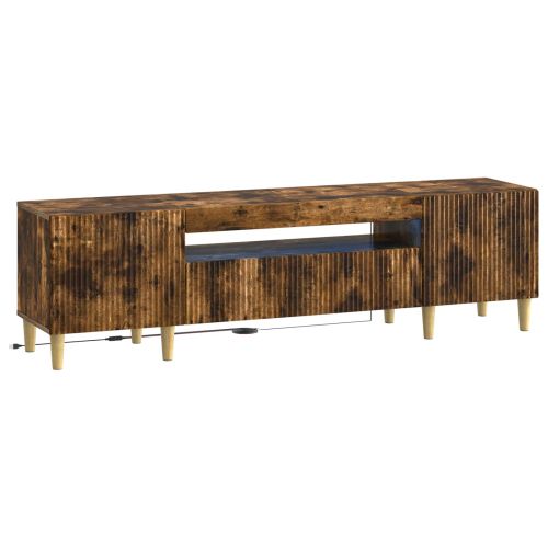LED телевизионен кабинет ARNHEM 153 x 35 x 43 см Опушен дъб