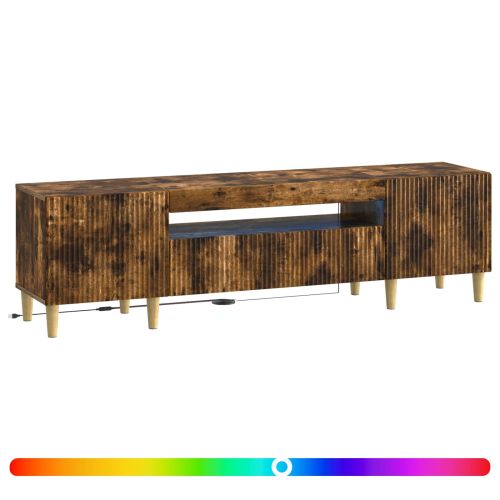 LED телевизионен кабинет ARNHEM 153 x 35 x 43 см Опушен дъб