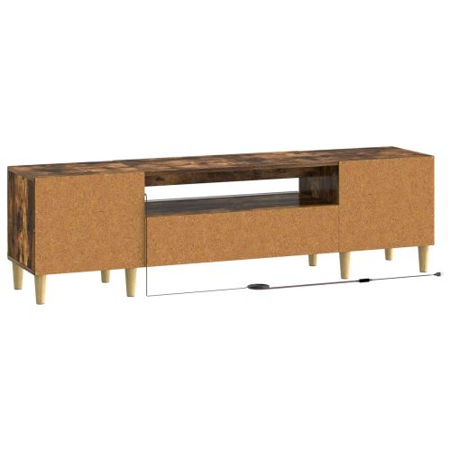 LED телевизионен кабинет ARNHEM 153 x 35 x 43 см Опушен дъб