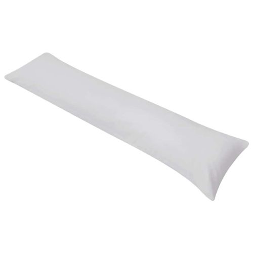 Странична възглавница за тяло, 40x145 cм, сива