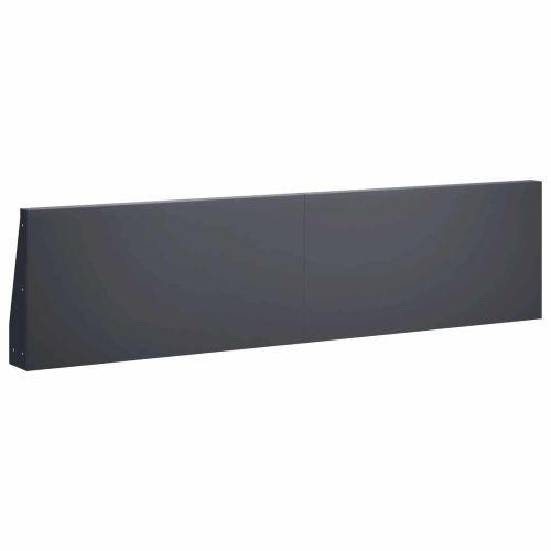 Задържащи стени 6 бр. 80 x 12 x 30 см Стомана Антрацит