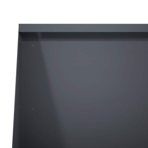 Задържащи стени 6 бр. 80 x 12 x 30 см Стомана Антрацит