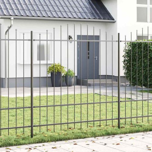 Градска ограда WOERDEN 8 бр. 170 x 215 см Сив
