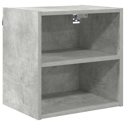 Висящ шкаф Циментено сиво 40 x 29,5 x 40 см Инженерна дървесина