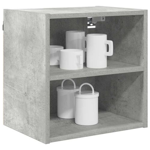 Висящ шкаф Циментено сиво 40 x 29,5 x 40 см Инженерна дървесина