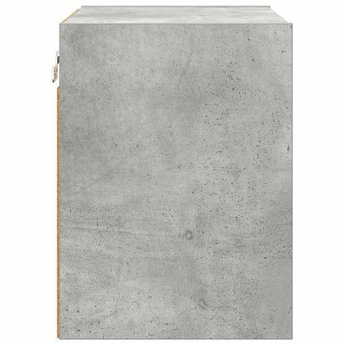 Висящ шкаф Циментено сиво 40 x 29,5 x 40 см Инженерна дървесина