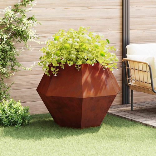 Кашпа Ръждясало 100 x 100 x 80 см Кортенова стомана