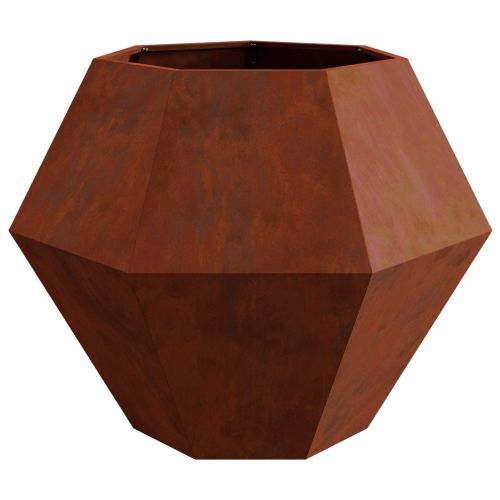 Кашпа Ръждясало 100 x 100 x 80 см Кортенова стомана
