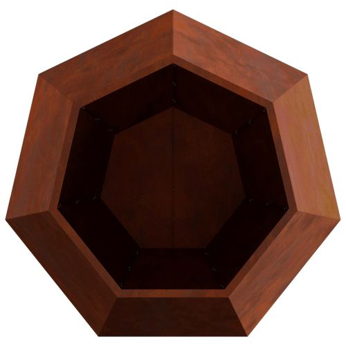 Кашпа Ръждясало 100 x 100 x 80 см Кортенова стомана