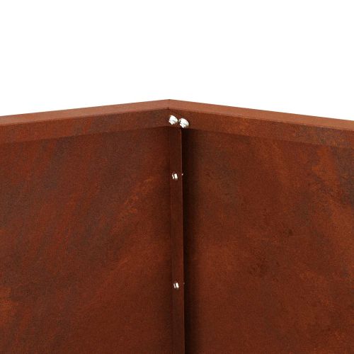 Кашпа Ръждясало 100 x 100 x 80 см Кортенова стомана