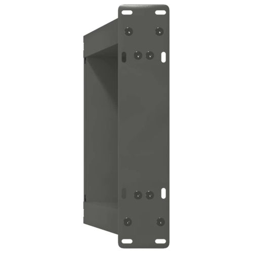 Крака за масичка за кафе, U-образни, 2 бр., антрацит, 28 x (42-43) см, стомана
