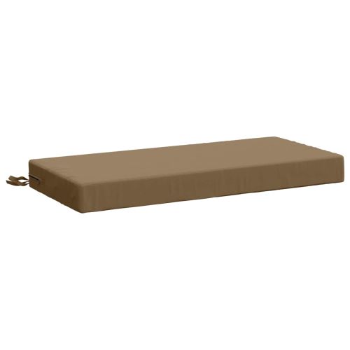 Възглавница за пейка SOEST 100% полиестер Таупе 80 x 40 x 8 cm