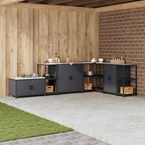 Кухненска рафтова единица HATTEM Антрацит 40 x 50 x 92 см