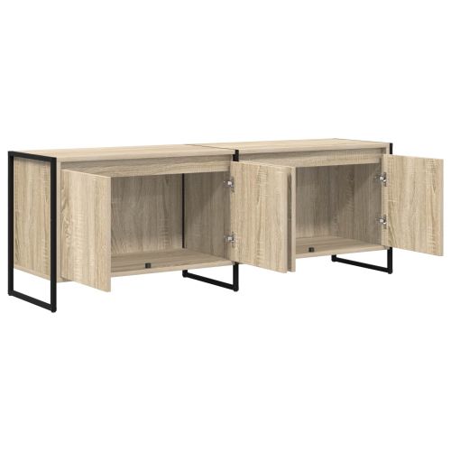 ТВ шкаф 140 x 36 x 49.5 см Сонома Инженерна дървесина