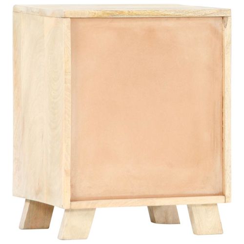 Нощно шкафче 40x30x50 см, масивно мангово дърво