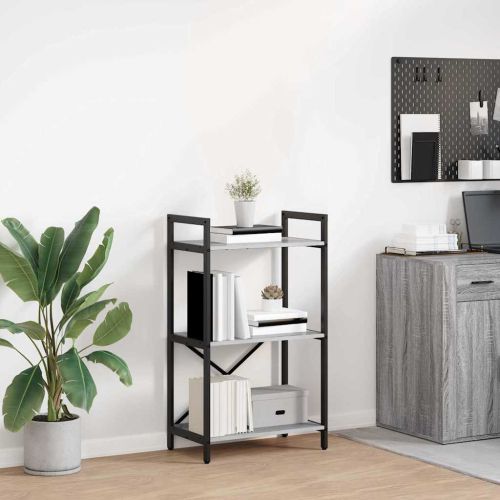 Рафт за книги 3 нива 56 x 34 x 96 см Инженерна дървесина