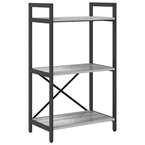Рафт за книги 3 нива 56 x 34 x 96 см Инженерна дървесина