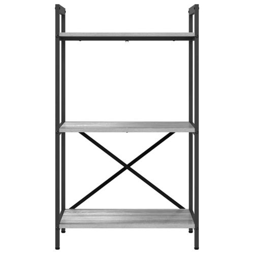 Рафт за книги 3 нива 56 x 34 x 96 см Инженерна дървесина