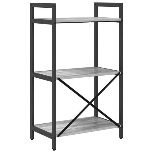 Рафт за книги 3 нива 56 x 34 x 96 см Инженерна дървесина