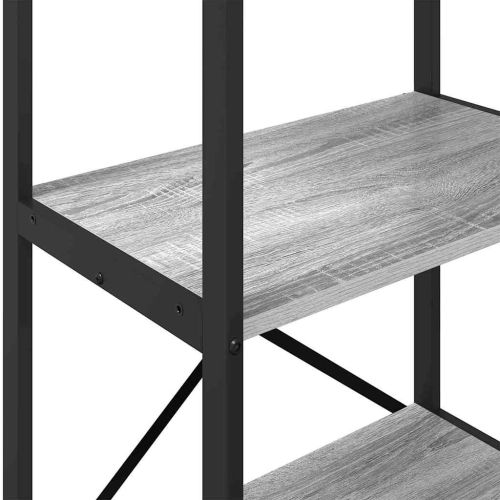 Рафт за книги 3 нива 56 x 34 x 96 см Инженерна дървесина