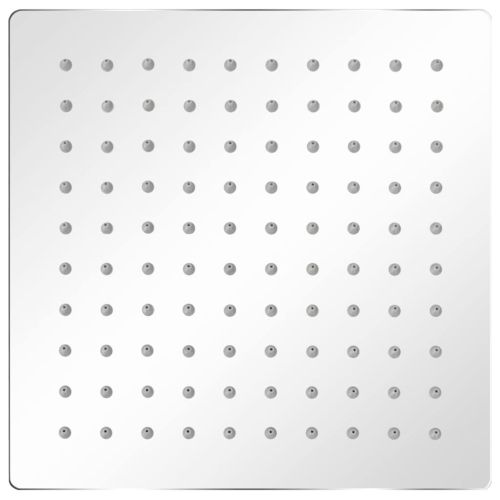 Душ пита, неръждаема стомана, квадратна форма, 20x20 cм