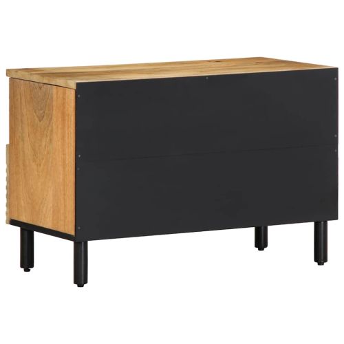 TV шкаф кафяв 70x33x46 cm масивна дървесина манго